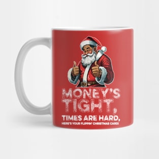 Resilient Santa: Flippin' Christmas Card Mug